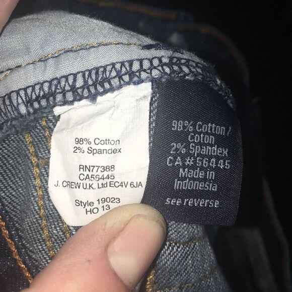 J Crew Factory Matchstick 30R dark wash wedgie jeans - Picture 4 of 5